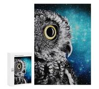 300 PCS Jigsaw Puzzles for Teenagerss Owl Galaxy Puzzle For Teenagerss Difficult Challenge Educational Challenge Family Fun & Game Night 300 PCS
