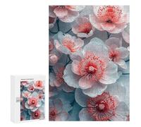 300 PCS Jigsaw Puzzles for Teenagerss Peony Flowers Adult Jigsaw Toy Wall Decor Precision Cutting Unique Birthday And Gifts 300 PCS
