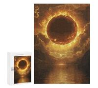 300 PCS Jigsaw Puzzles for Teenagerss Planet Fire Jigsaws for Adults Hands-on Game Presents for Women Help The Brain Exercise 300 PCS