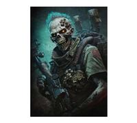 300 PCS Jigsaw Puzzles for Teenagerss Post-Apocalyptic Warrior -1 Teenagers Puzzles Brain Teaser Game Birthday Present Fun Activities at Home 300 PCS