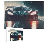 300 PCS Jigsaw Puzzles for Teenagerss Rainy Night Racing Car Puzzles for Adults DIY Toys Difficult Challenge Stress Reduction Gifts 300 PCS