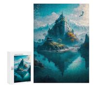 300 PCS Jigsaw Puzzles for Teenagerss Serene Mountain Retreat -1 Puzzle for Adults Relaxing Games Improve Memory Fun Activities at Home 300 PCS