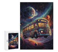 300 PCS Jigsaw Puzzles for Teenagerss Space Bus Adult Jigsaw Toy Wall Decor Precision Cutting Unique Birthday And Gifts 300 PCS
