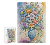 300 PCS Jigsaw Puzzles for Teenagerss Spring Flower Adult Jigsaw Puzzle Family Games Improve Memory Help The Brain Exercise 300 PCS