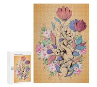 300 PCS Jigsaw Puzzles for Teenagerss Spring Flowers Blooming Teenagers Puzzles Brain Teaser Game Enhance Memory Christmas Birthday Gifts 300 PCS