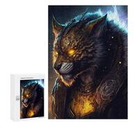 300 PCS Jigsaw Puzzles for Teenagerss Steampunk Wolf Armor -1 Jigsaw Puzzle Toy Wall Decor Difficult Hard Unique Birthday And Xmas Gifts 300 PCS