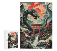 300 PCS Jigsaw Puzzles for Teenagerss Twilight Dragon Domain Jigsaw for Adults Hands-on Game Difficult Hard Unique Birthday And Gifts 300 PCS