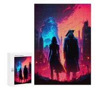 300 PCS Jigsaw Puzzles for Teenagerss Underground Couple Ruler Adult Jigsaw Toy Wall Decor Precision Cutting Unique Birthday And Gifts 300 PCS