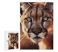 300 PCS Jigsaw Puzzles for Teenagerss Wild Cat Close-Up Jigsaws for Adults Relax Games Wall Decoration Help The Brain Exercise 300 PCS