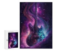 300 PCS Jigsaw Puzzles Galactic Guitar Dreams Jigsaw Puzzles for Teenagerss But Fun And Humorous Every Piece Is Unique - Learning Educational Toys 300 PCS