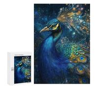 300 PCS Jigsaw Puzzles Galactic Peacock Majesty -2 Jigsaw Puzzles for Teenagers Stress Reliever Train Your Brain And Hands Learning Educational Toys 300 PCS