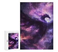 300 PCS Jigsaw Puzzles Galactic Phoenix Art Print-2 Jigsaw for Teenagerss Precision Cutting Fun Activities at Home Challenging Game And Family Play 300 PCS