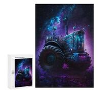 300 PCS Jigsaw Puzzles Galactic Tractor Adventure-11 Jigsaw Puzzles for Teenagerss But Fun And Humorous Every Piece Is Unique - Learning Educational Toys 300 PCS