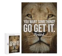 300 PCS Jigsaw Puzzles Go After What You Want Jigsaw for Teenagerss Precision Cutting Fun Activities at Home Challenging Game And Family Play 300 PCS