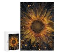 300 PCS Jigsaw Puzzles Golden Sunflower Bloom-1 Jigsaw Puzzles for Teenagers Stress Reliever Train Your Brain And Hands Learning Educational Toys 300 PCS