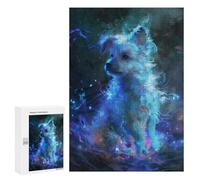 300 PCS Jigsaw Puzzles Magical Puppy Jigsaw for Adults Fun Games Perfect Decoration Unique Gifts for Birthday And Christmas 300 PCS