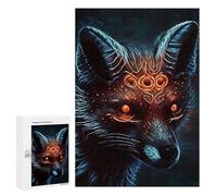 300 PCS Jigsaw Puzzles Myth Wolf Jigsaw for Teenagerss Precision Cutting Fun Activities at Home Challenging Game And Family Play 300 PCS