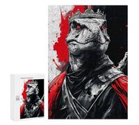 300 PCS Jigsaw Puzzles Raptor T-rex Dinosaur King Jigsaw for Teenagerss Precision Cutting Fun Activities at Home Challenging Game And Family Play 300 PCS