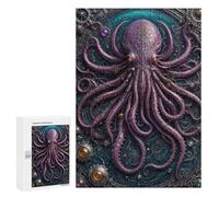 300 PCS Jigsaw Puzzles Steampunk Cthulhu Jigsaws for Adults Anti-Stress Toys Staycation Kill Time Parent-child Interaction 300 PCS