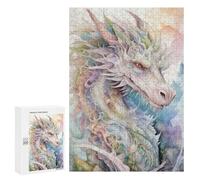 300 PCS Jigsaw Puzzles The Wisdom of The Dragons Jigsaw for Teenagerss Precision Cutting Fun Activities at Home Challenging Game And Family Play 300 PCS