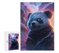 300 PCS Jigsaw Puzzles Thundering Panda Storm -4 Jigsaw for Adults Fun Games Perfect Decoration Unique Gifts for Birthday And Christmas 300 PCS