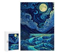 300 PCS Jigsaw Puzzles- Under A Midnight Sun Jigsaw for Adults Relaxing Games Staycation Kill Time Deal As Gifts for The Whole Family 300 PCS