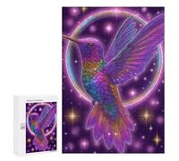 300 PCS Jigsaw Rainbow Hummingbird Art Print Jigsaws for Adults Puzzle But Fun And Humorous Challenging To Complete Unique Birthday And Xmas Gifts 300 PCS