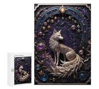 300 PCS Jigsaw Steampunk Art FoxArt Adult Jigsaw Puzzles For Family Fun Parent-child Interaction Gifts for Friends And Family 300 PCS