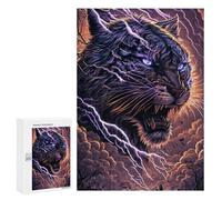 300 PCS Jigsaw Thundering Tiger Power Jigsaw Puzzles for Adults Family Activities Help The Brain Exercise Deal As Gifts for The Whole Family 300 PCS