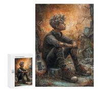 300 PCS Jigsaw Urban Punk Guitarist Jigsaws for Adults Puzzle But Fun And Humorous Challenging To Complete Unique Birthday And Xmas Gifts 300 PCS