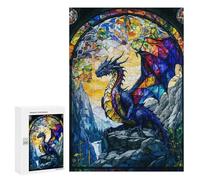 300 PCS Jigsaws Adults Puzzles A Dragon Flapping Wings Jigsaws for Adults Toy Wall Decor Home Decoration for Is Ideal As A Gift 300 PCS