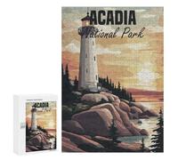 300 PCS Jigsaws Adults Puzzles Acadia National Park Jigsaws for Adults Toy Wall Decor Home Decoration for Is Ideal As A Gift 300 PCS