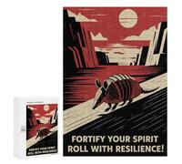 300 PCS Jigsaws Adults Puzzles Armadillo Resilience Jigsaws for Adults Toy Wall Decor Home Decoration for Is Ideal As A Gift 300 PCS