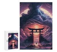 300 PCS Jigsaws Adults Puzzles Art Japanese Torii Gate Jigsaws for Adults Hands-on Game Wall Decoration Birthday And Unique Gifts 300 PCS