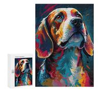 300 PCS Jigsaws Adults Puzzles Beagle Style 4 Jigsaws for Adults Toy Wall Decor Home Decoration for Is Ideal As A Gift 300 PCS