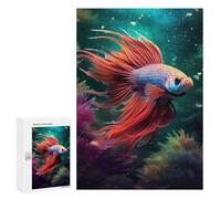 300 PCS Jigsaws Adults Puzzles Betta Fish Jigsaw for Adults Toy Wall Decor Perfect Decoration for Is Ideal As A Gift 300 PCS