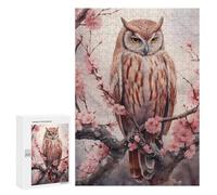 300 PCS Jigsaws Adults Puzzles Bird Owl Watercolor Jigsaw for Adults Hands-on Game Precision Cutting Parent-child Interaction 300 PCS