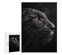 300 PCS Jigsaws Adults Puzzles Black Panther Close-Up Jigsaw for Adults Hands-on Game Precision Cutting Parent-child Interaction 300 PCS