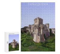 300 PCS Jigsaws Adults Puzzles Castillo De Coca in Spain Jigsaws for Adults Toy Wall Decor Home Decoration for Is Ideal As A Gift 300 PCS