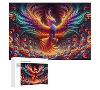 300 PCS Jigsaws Adults Puzzles Colorful Phoenix Artwork-2 Adult Puzzles DIY Toys But Fun And Humorous Unique Gifts for Birthday And Christmas 300 PCS