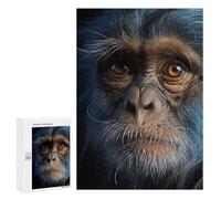 300 PCS Jigsaws Adults Puzzles Cool Chimpanzee Portrait Jigsaws for Adults Hands-on Game Wall Decoration Birthday And Unique Gifts 300 PCS