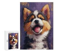 300 PCS Jigsaws Adults Puzzles Cute And Joyful Puppy Art Jigsaws for Adults Toy Wall Decor Home Decoration for Is Ideal As A Gift 300 PCS