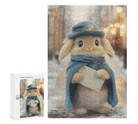 300 PCS Jigsaws Adults Puzzles Cute Bunny Jigsaws for Adults Toy Wall Decor Home Decoration for Is Ideal As A Gift 300 PCS