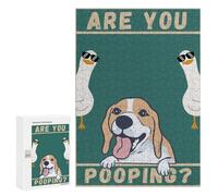 300 PCS Jigsaws Adults Puzzles Dog Duck Are Pooping Jigsaw for Adults Relax Games Birthday Present Birthday And Unique Gifts 300 PCS