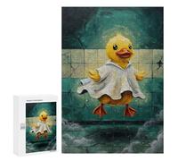300 PCS Jigsaws Adults Puzzles Duckling in Bathroom Painting Adult Puzzles Relaxing Games Precision Cutting Unique Gifts for Birthday And Christmas 300 PCS