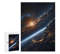 300 PCS Jigsaws Adults Puzzles Earth from Space Adult Puzzles Relaxing Games Precision Cutting Unique Gifts for Birthday And Christmas 300 PCS