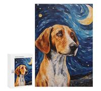 300 PCS Jigsaws Adults Puzzles English Foxhound Dog Jigsaw for Adults Toy Wall Decor Perfect Decoration for Is Ideal As A Gift 300 PCS