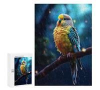 300 PCS Jigsaws Adults Puzzles Epic Rainy Budgie Bird Jigsaw for Adults Toy Wall Decor Perfect Decoration for Is Ideal As A Gift 300 PCS