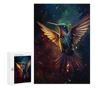 300 PCS Jigsaws Adults Puzzles Epic Rainy Hummingbird Jigsaw for Adults Toy Wall Decor Perfect Decoration for Is Ideal As A Gift 300 PCS