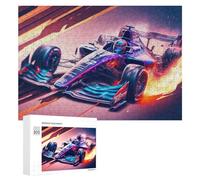 300 PCS Jigsaws Adults Puzzles Formula 1 Speed Racing Car Artwork Jigsaws for Adults Hands-on Game Wall Decoration Birthday And Unique Gifts 300 PCS